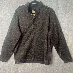 RedHead Men Size Large Bighorn long-sleeve sweater 5-button knit construction.